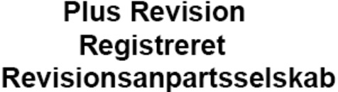 Plus Revision Registreret Revisionsanpartsselskab logo