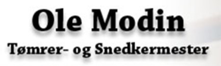 Tømrermester Ole Modin logo