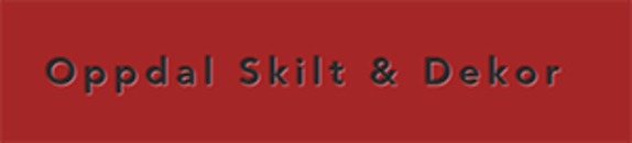 Oppdal Skilt & Dekor logo