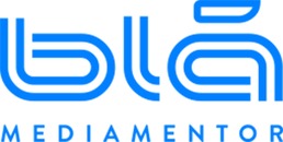 Blå Mediamentor AS logo