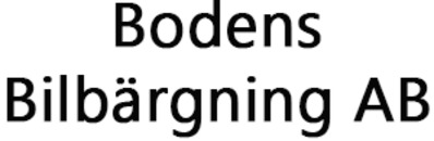 Bodens Bilbärgning AB logo