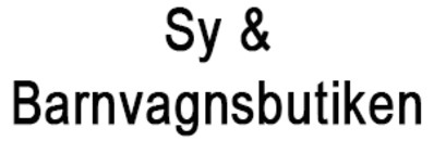 Sy & Barnvagnsbutiken logo