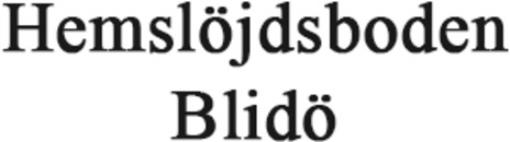 Hemslöjdsboden Blidö logo