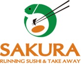 Sakura Running Sushi logo