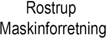 Rostrup Maskinforretning logo
