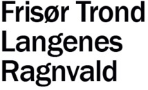 Frisør Trond Langenes Ragnvald logo