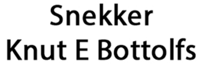 Snekker Knut E Bottolfs logo