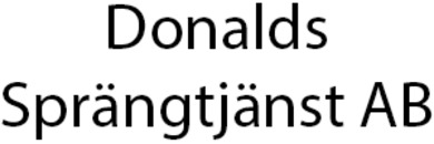 Donalds Sprängtjänst AB logo