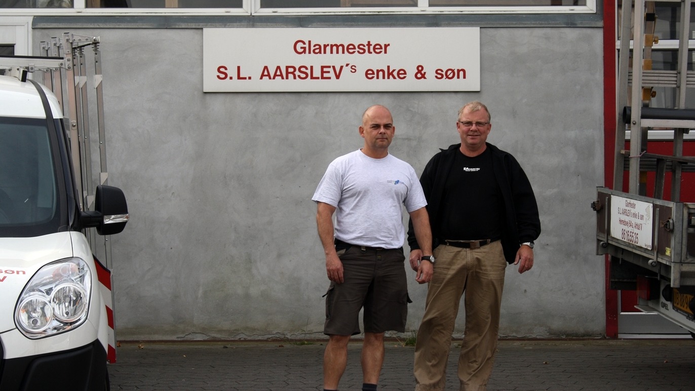 Glarmester S. L. Aarslevs Enke og Søn I/S Glarmester, Aarhus - 3