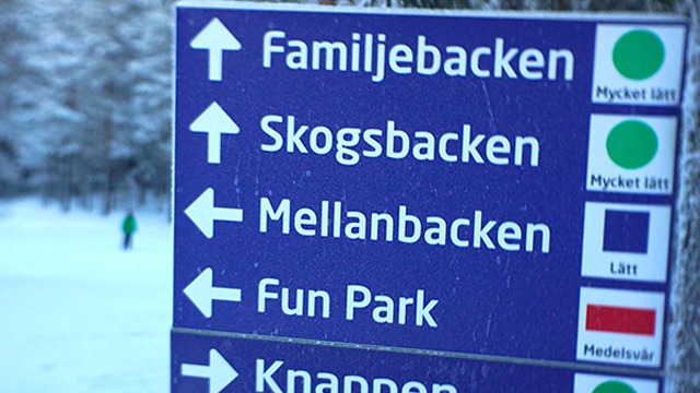 Bygdsiljumsbacken Skidanläggning, skidbackar, Skellefteå - 1