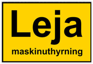 Leja Maskinuthyrning Sverige AB logo