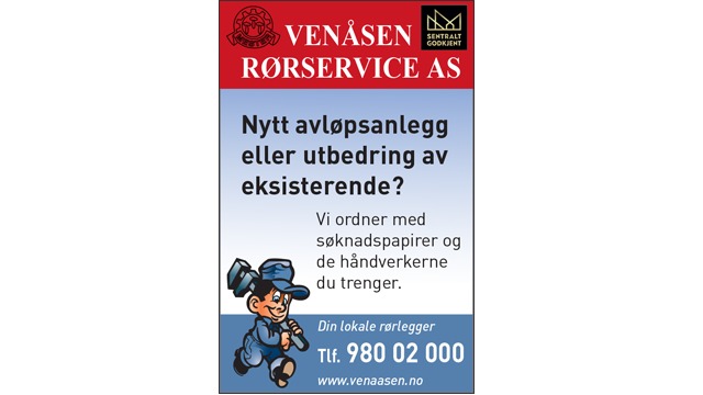 Venåsen Rørservice AS Rørlegger - 4