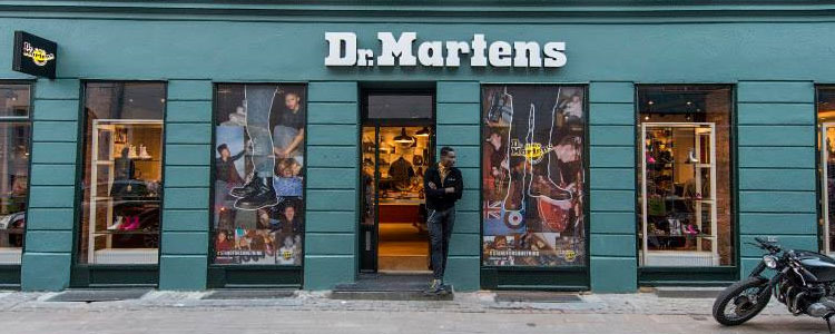Mistillid Skærpe overdrivelse Dr. Martens Store, København K | firma | krak.dk