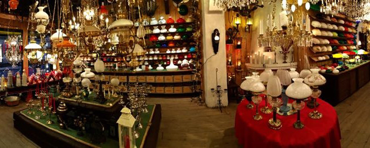 Mässingmäster klassisk belysning