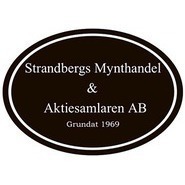 Strandbergs Mynthandel & Aktiesamlaren AB logo