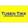 Tusen Tikk Urmaker Pedersen logo