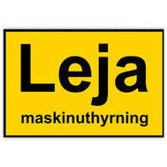 Leja Maskinuthyrning Sverige AB