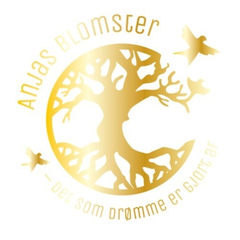 Anjas Blomster logo