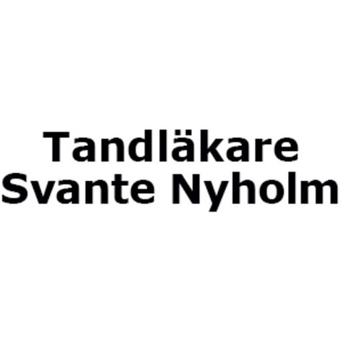 Tandläkare Svante Nyholm logo