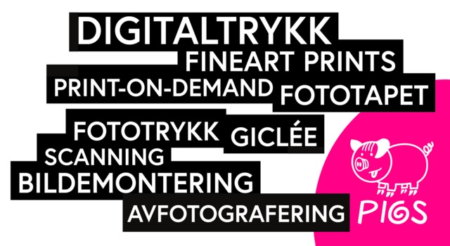 PIGS - billedverksted for digitaltrykk Trykkeri, Oslo - 2