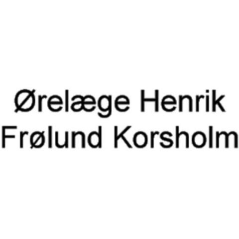 Ørelæge Henrik Frølund Korsholm logo