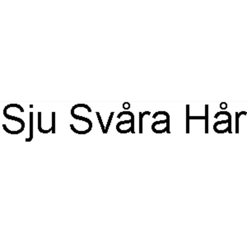 Sju Svåra Hår logo