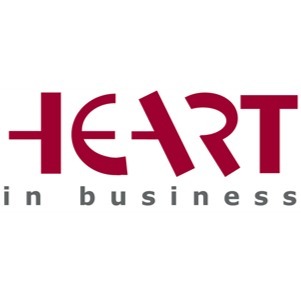 Heart in business ledarträning logo