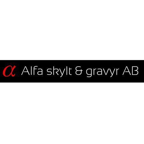 Alfa Skylt & Gravyr AB logo