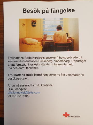 Svenska Röda Korset, Trollhättekretsen Hjälporganisationer, Trollhättan - 14