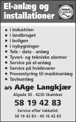 Aage Langkjær A/S El-installatør, Slagelse - 1